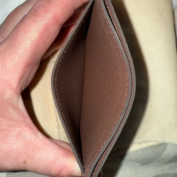 Authentic Louis Vuitton Damier Ebene Card Holder - Picture 13 of 16